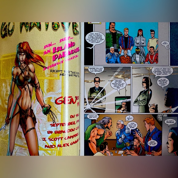 ⚡️1995 Vintage Team One Wildcats Comic Book - Picture 2 of 3